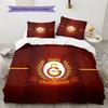 Galatasaray S.K Pattern Bedding Quilt Set  Home Decoration  Gift (1 * duvet cover + 2 * pillowcase  without core)
