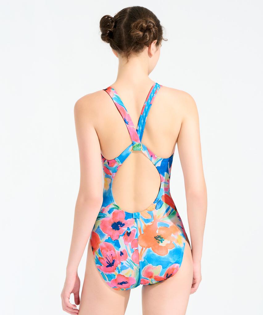 Hugeu 723 Capri Bloom Low Cut V-Back Wra2754
