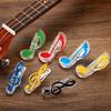 YOKIVE Musical Note Plastic Sheet Music Perfect for Decoration and Ideal for Rooms X 40-Pack Clips, Clips, Marking, Offices/Piano (5 Colors, 2.8 1.2