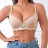 European and American Multicolor Embroidered Lace Bra - Sexy Women's Lingerie
