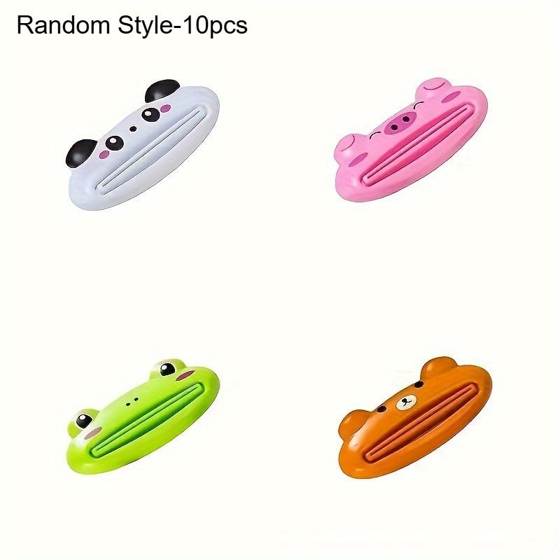 

10pcs Toothpaste Squeezer Animal-Shaped Plastic Toothpaste Rolling Bracket Toothpaste Facial Cleanser Squeezer Bathroom Supplies M