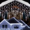 Christmas Holiday USB LED Icicle Curtain Lights Outdoor Indoor Decor 3.5 Meter 7 Meter String for Xmas Party
