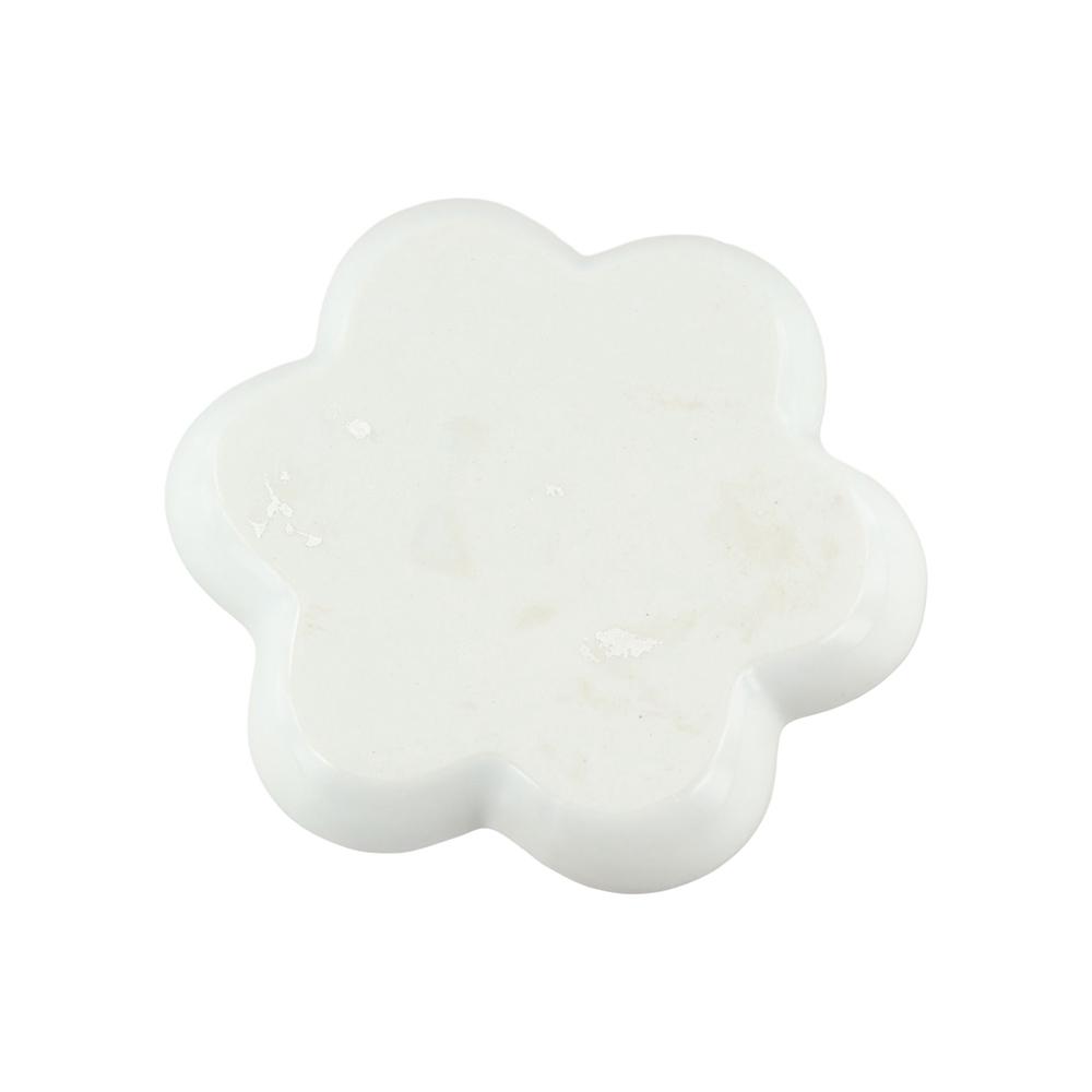 Ceramic Porcelain Palette White Mixing Colour Tray Plum Blossom Paint Plate  Art Supplies