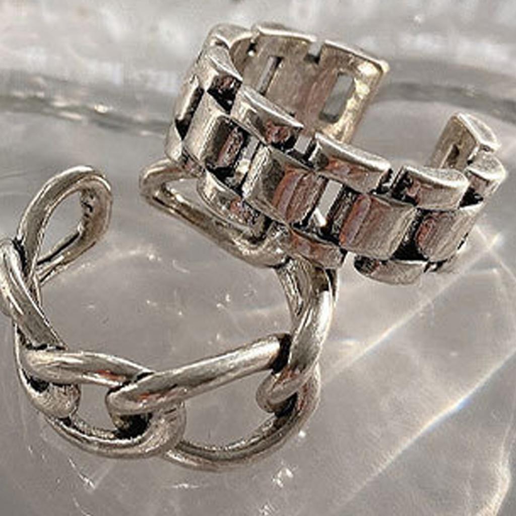 Unique Open Designs Irregular Line Ring Adjustable Copper for Comfortable Finger Wear Women Jewelry Fashion Accessory