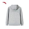 Anta Men's Fleece-Lined Hooded Sports Jacket