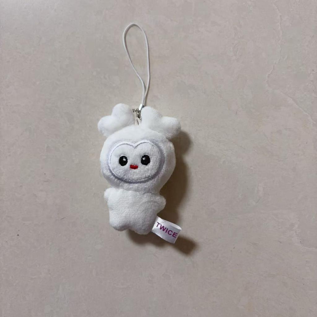 9pcs Cartoon Pacifier Doll Bag Pendant Popular Girls Team Star Peripheral Lovely Momo Doll Keychain Accessories Fan Gift Collect