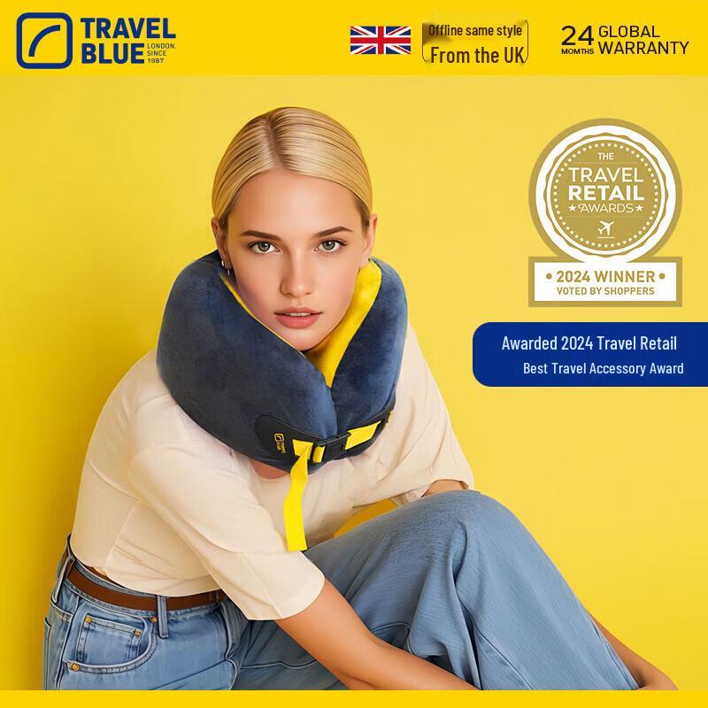 Lanlv Memory Foam U-Shape Travel Neck Pillow