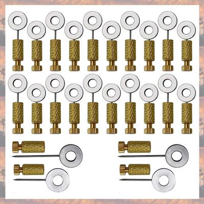 2025 Trend 24PCS Leather Suture Positioning Needle, Handmade DIY Leather Positioning Pins Leather Located Needles Tools
