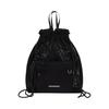 Matin Kim Cargo Mesh Backpack Black