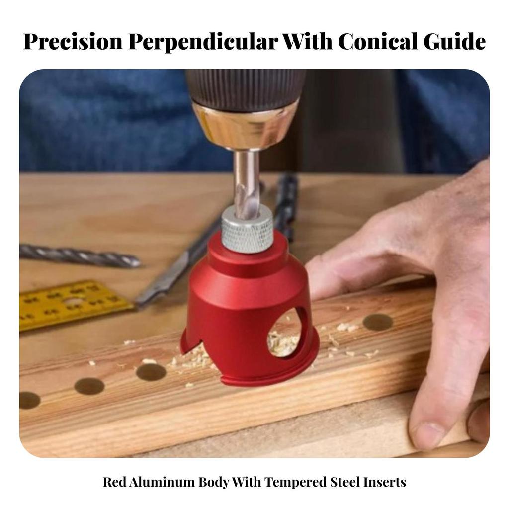 Woodworking Drilling Guide with Bushings Handheld Tool Universal for Workshop