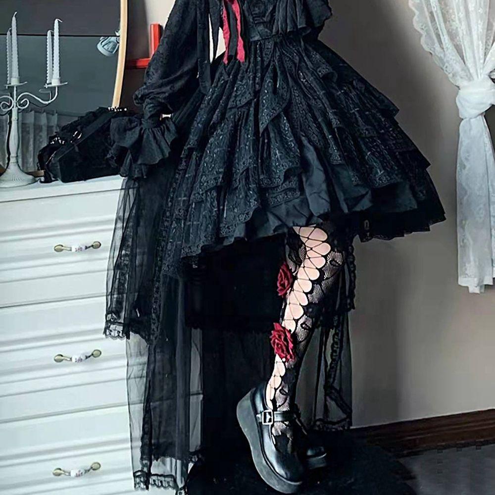 Up Flower Mesh Fishnet Socks Body Stockings Printing Pantyhose Female Stockings Hollow Lace Tights