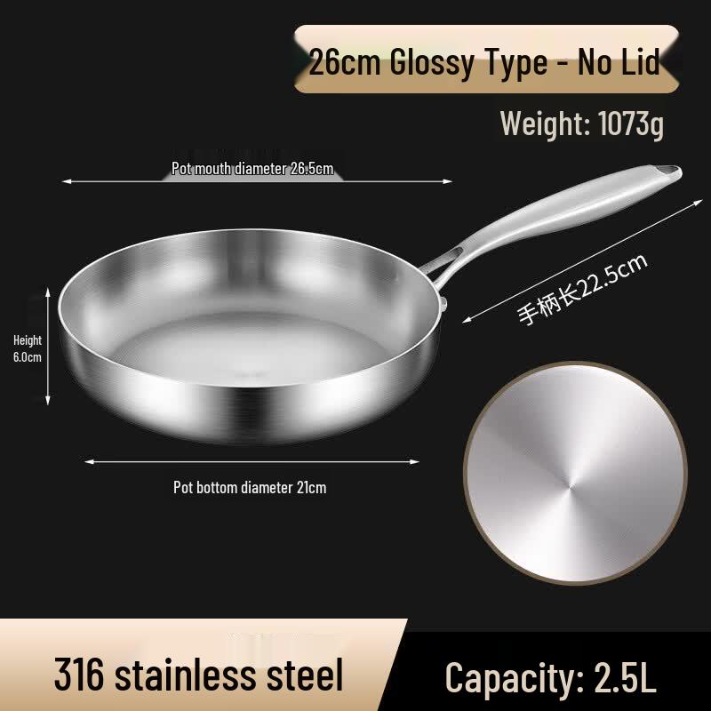 Induction Flat-Bottom Frying Pan