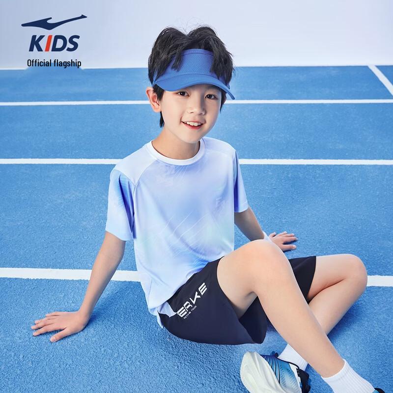 ERKE Kids' Quick-Dry Short Sleeve T-Shirt