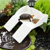 Turtle Basking Dock with Feeding Trough FoodGrade Aquatic Station Reptile Climbing