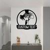 Custom Text Metal Cross Sign Personalized Hot Sale for Home Office Indoor Outdoor Decor