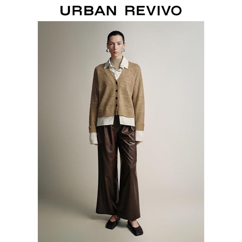 

UR Women s 2025 Winter Two-Piece Short Knit Cardigan S