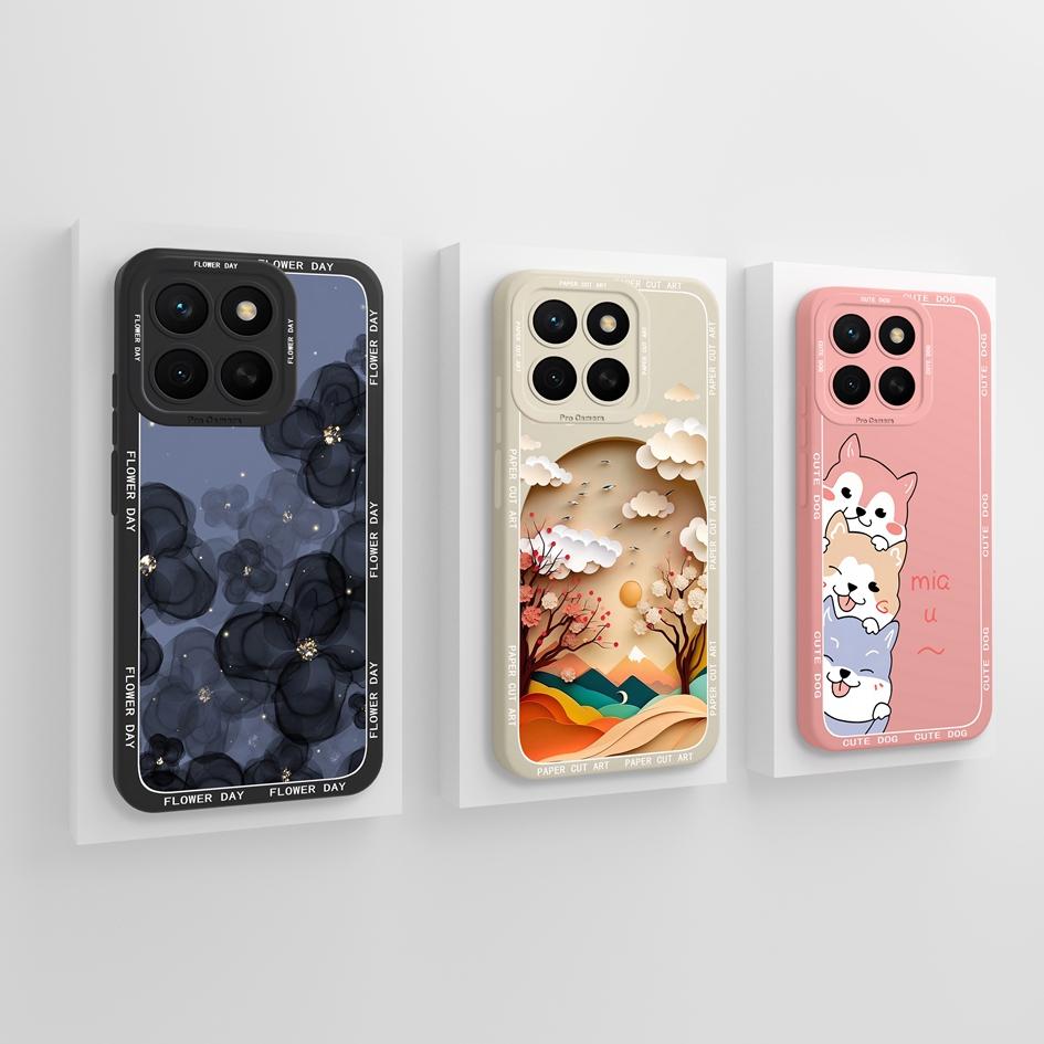 For Huawei Honor X8c 7S 10i 20 20e 30 30S 50 50SE 60SE 70 Lite Pro Plus Phone Case Cute Kitten Soft Silicone Camera Protection Covers For Huawei Shell