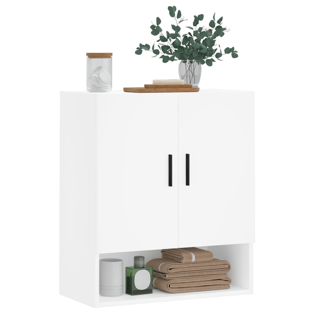 Wall Cabinet White 60x31x70 cm Engineered Wood