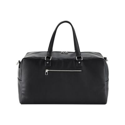 Tailored Luxe Leather-Look PU Weekend Bag