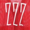 unused VAST222 19ss made in Japan Long sleeve mesh cardigan 2 red x gray Men's Used