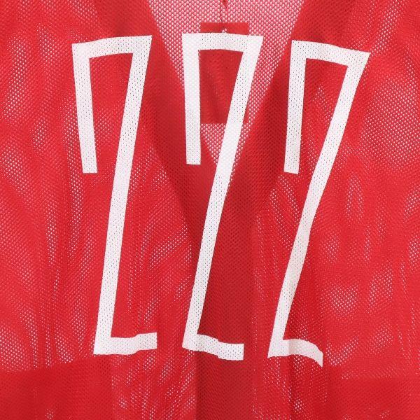 unused VAST222 19ss made in Japan Long sleeve mesh cardigan 2 red x gray Men's Used