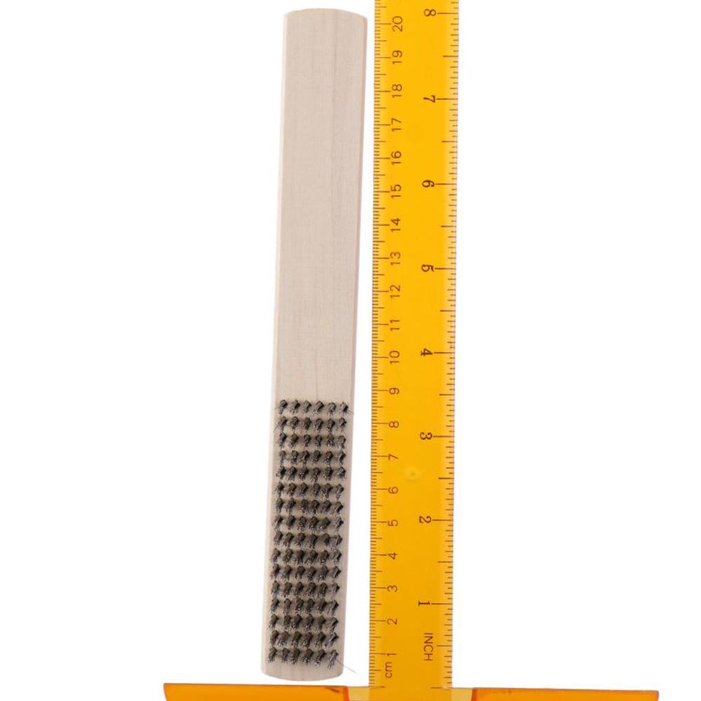 Holzgriffbürste Edelstahl-Drahtbürste Farbentfernung reinigen