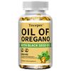 Fórmula de Óleo de Orégano com Óleo de Semente de Cominho Preto - Suplemento de Alta Potência com Carvacrol e Timoquinona para Suporte Imunológico e Antioxidante