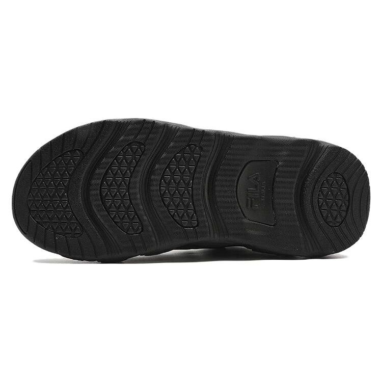 Fila Croissant Fabric Synthetic Leather TPU Comfortable Versatile Low-Top Dad Shoes Men Sneaker Black F12M342123FIB