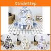 Stylish Cute Bear Pattern Canvas Backpack For Children School Use Age 3 To 6