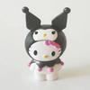 New 6Pcs/Set Anime Sanrio  Action Figure Toys Cute Kuromi Mymelody Cinnamorol Figurine Dolls Children Kids Xmas Gift
