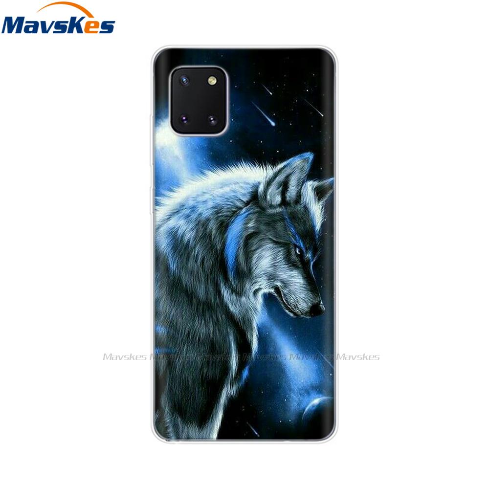 TPU Case for Samsung Galaxy Note 10 Lite Cases Silicon Cute Cat Phone Coque for Samsung Note10 Lite Plus SM-N770F/DS Cover Mask