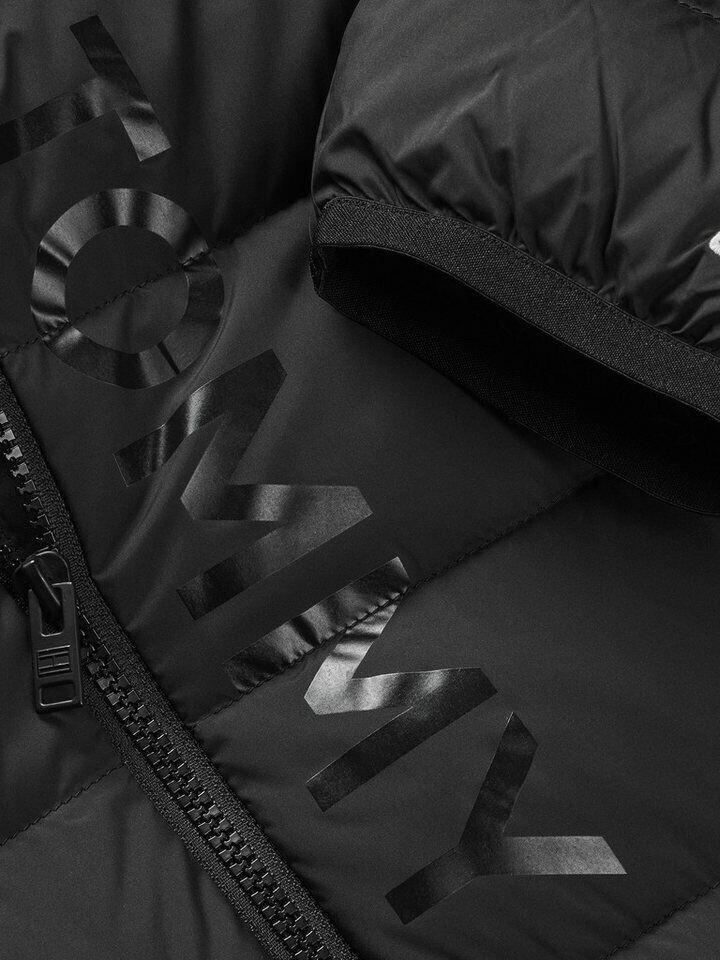 Winter Jacket Tommy Hilfiger TJM LT DOWN PRINTED JACKET with Down Lining Black