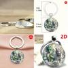 Modern Style Dragon And Tiger Keyring Glass Alloy Pendant For Gift Giving And Decoration