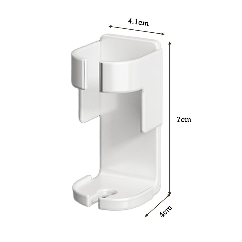 

Wall Mounted Toothbrush Holder No Punching Electric Toothbrush Storage Rack Tooth Brush Base Space Saving Bathroom Organizer белый