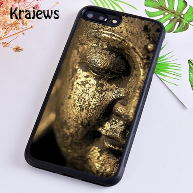 Krajews Buddhism Buddha statue Vintage Gautama Phone Case Cover For iPhone 17 Air 16 15 14 plus 11 12 13 pro ma Fundas