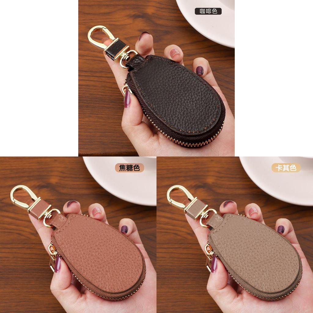 Key Case For Men And Women Pu Leather With Expandable Storage For Daily Use