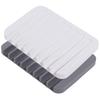 2Pcs Silicone Soap Dish Holder Creative Soap Plate Soap Saver Tray  Bathroom Accessories