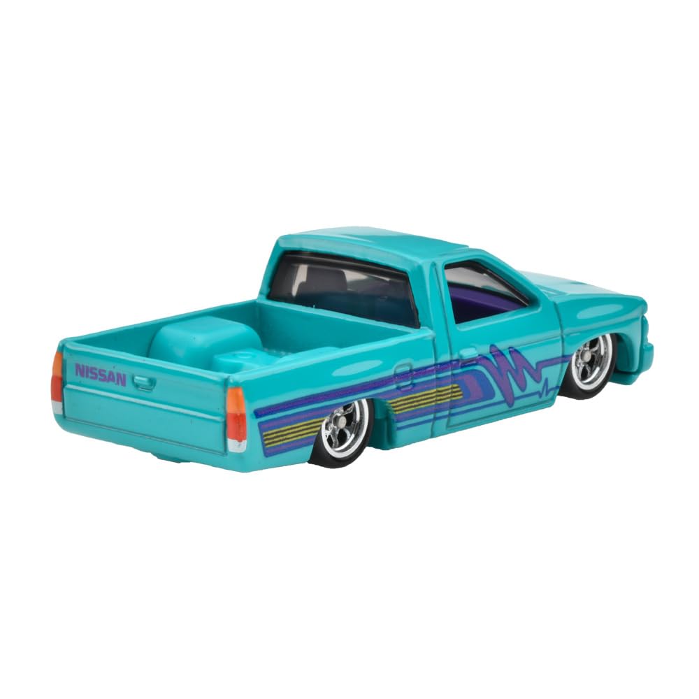 Hot Wheels Premium 1975 Datsun Sunny Truck Custom Nissan Hardbody Vehicle Toy Diecast Car for Ages 3 and HRR78 2-Pack (B120) / '93 (D21) Up,