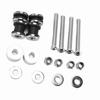 Backrest Sissy Bar Mounting Bolts Waterproof Motorcycle Docking Hardware Kit Chrome Finished for