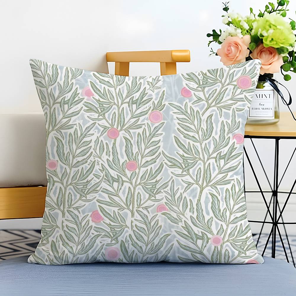 

Bohemian Ethnic Style Pattern Pillow Case Printed Brushed Fleece Pillow Baby Skin-Touch Eco-Friendly Dye-Sublimat 12x12Inch