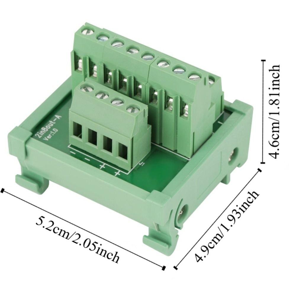 2 In 8 Out DIN Rail Module 25A Breakout Board Module Breakout Board Control Panel Systems
