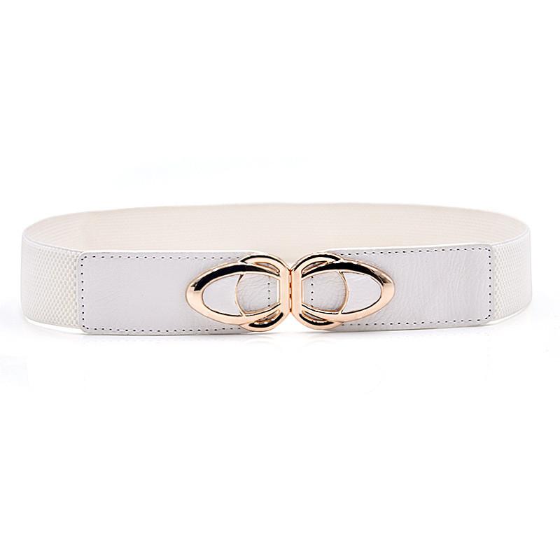 Canvas Elegant Fashion Waist Belt With Alloy Buckle For Women Office Casual