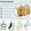 Star Shape Recovery Collar Floral Dog Muzzle Collar Pet Protection Collar  For Small Medium Pet