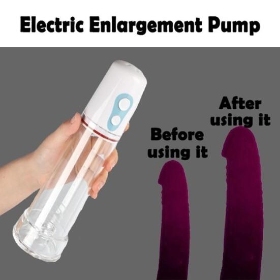 Nabíjení vakuové pumpy Snadno používejte elektrické Zlepšete štěstí Penis Enhancer pro trénink