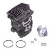 38mm Zylinder Kolben Kit Kettensägenmotor Endringe Clips Bolzen Zubehör Ersatz für Stihl