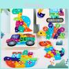 Educational Wooden Number Puzzle With Dinosaur And Vehicle Designs For Childrens Brain Building