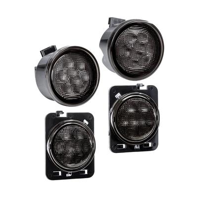 Precise Smoked Lens Turn Signal & Side Marker Lights Kit For Jeep Wrangler JK 2007-2017 LED Blinker Accessories
