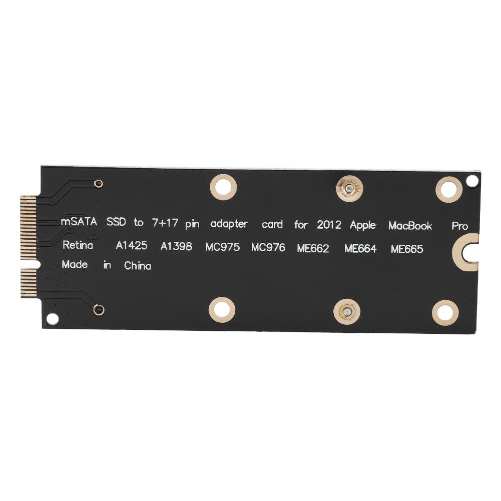 

mSATA SSD to SATA Adapter Card for 2012 MacBook Pro MC976 A1425 A1398