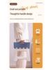 Portable Low-Style Folding Stool: Sturdy Plastic Bench for Outdoors & Small Spaces