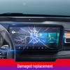 Ford Edge 25+ Navigation Tempered Film: Screen & Instrument Protective Film for Center Console Modification.